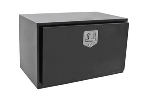 Dee Zee DZ61TB Deezee Universal Tool Box - Specialty Underbed Black BT Alum 24X18X18 (Txt Blk)