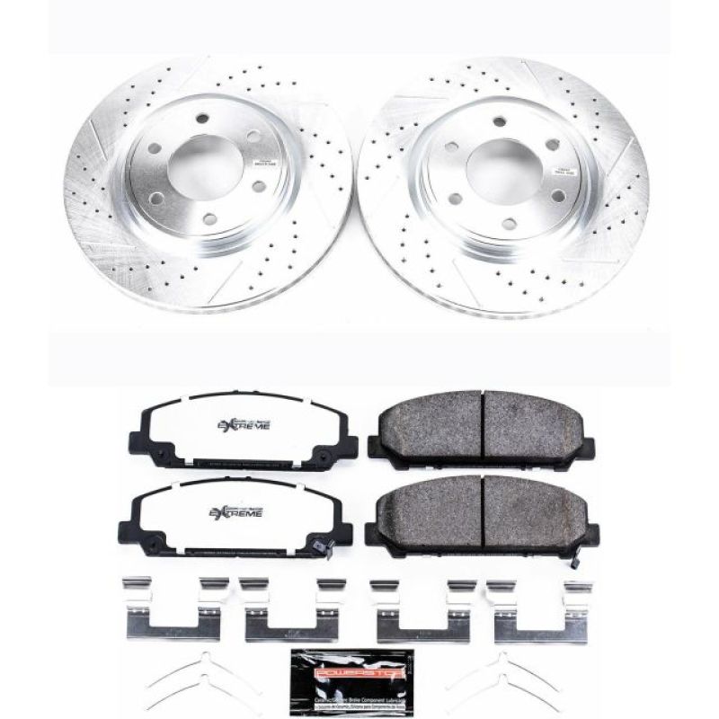 PowerStop K5821-36 12-15 fits Nissan Armada Front Z36 Truck & Tow Brake Kit