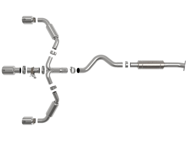 AFE 49-36070-P fits Toyota GR Corolla L3 1.6L (t) Gemini XV 3in to 2-1/2in Cat