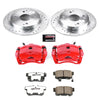 PowerStop KC701 fits Honda Accord Rear Z26 Street Warrior Brake Kit w/Calipers