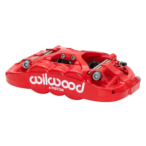Wilwood XRS4R 1.38/1.38 .950 Rotor Caliper - Red