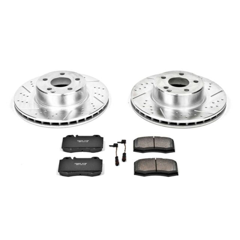 PowerStop fits Mercedes-Benz 03-06 CL500 Front Z23 Evolution Sport Brake Kit