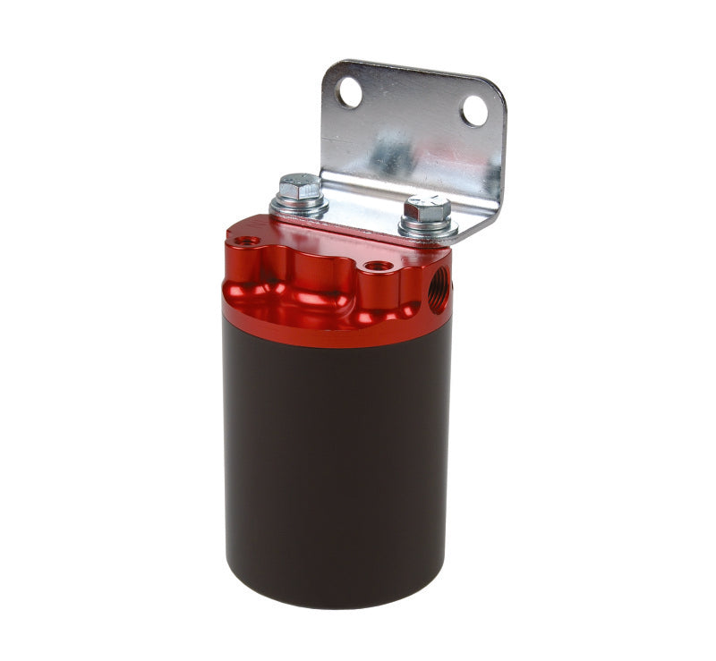 Aeromotive  12319 Canister Fuel Filter - 3/8 NPT/100-Micron (Red Housing w/Black