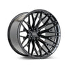 Vossen HFX-6 17x9 - 6x139.7 - ET0 - Super Deep Face - 106.1 - Gloss Black Wheel
