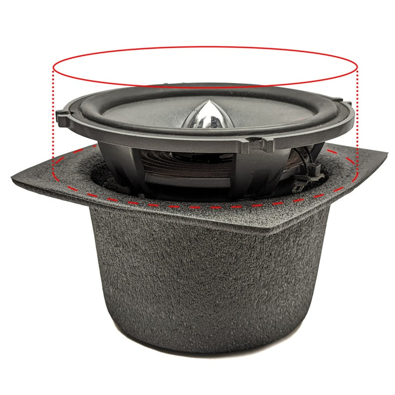 DEI  50370 Speaker Baffles 6in x 8in Oval Pair