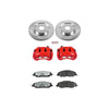 PowerStop KC5944 fits Ford Mustang Front Z26 Street Warrior Brake Kit w/Calipers