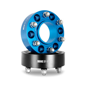 Borne Off-Road BNWS-004-250BL Wheel Spacers - 6x139.7 - 106 - 25mm - M12 - Blue