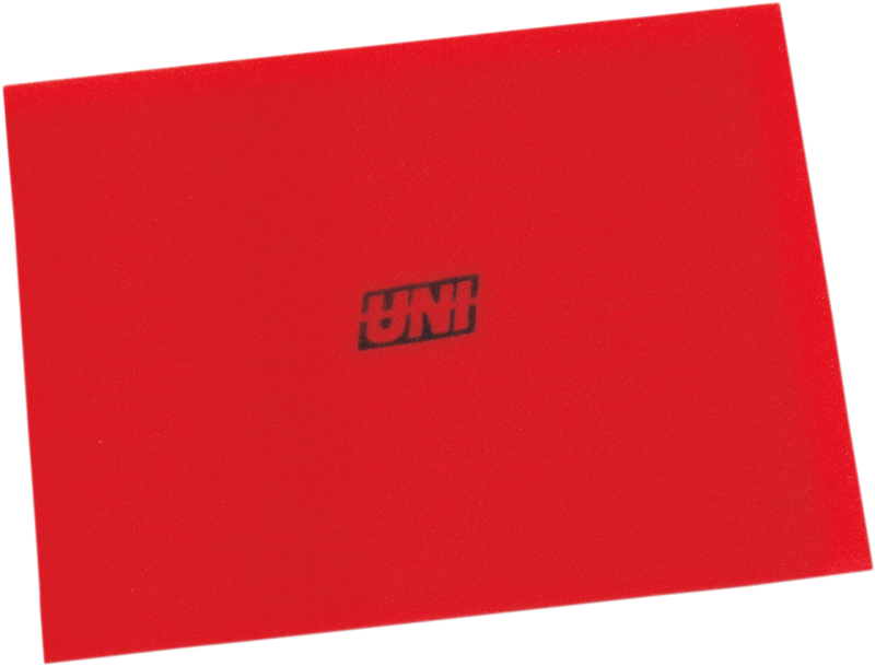 Uni BF-5 FIlter Red 12in x 16in x 3/8in 40 PPI Foam Sheets