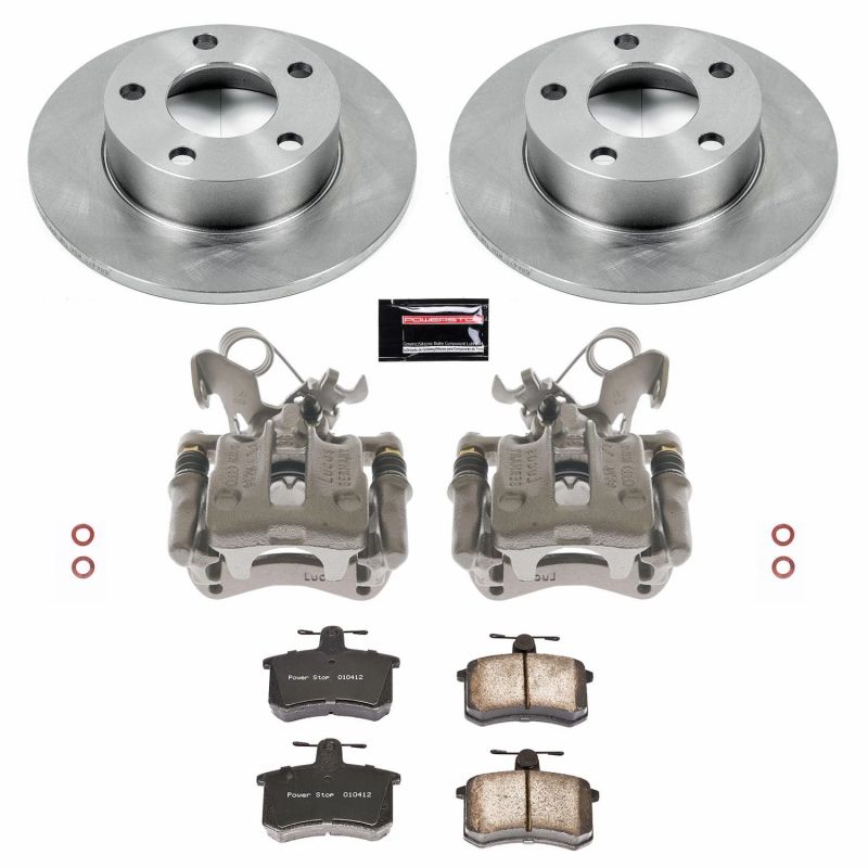 PowerStop fits Audi 96-01 A4 Quattro Rear Autospecialty Brake Kit w/Calipers