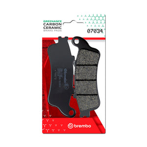 Brembo OE 7034 fits Honda Fes Carbon Ceramic Brake Pad - Front