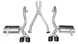 CORSA Performance 14962BLK Corsa 1997-2004 fits Chevrolet Corvette C5 Z06 5.7L V8 Black Xtreme Cat-Back + XO Exhaust