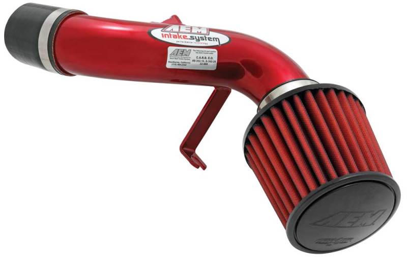 AEM 22-469R 03-04 Corolla CE/LE/S Red Short fits Ram Intake