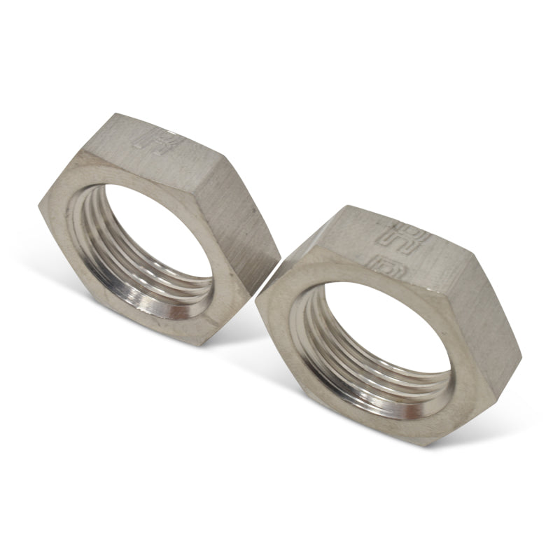 Russell 661911 Performance -10 AN Bulkhead Nuts 7/8in -14 Thread Size (Endura)