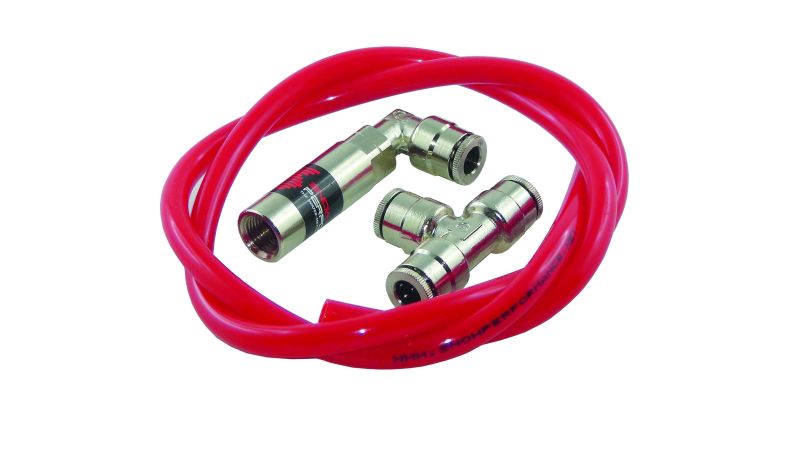 Snow Performance SNO-301 Stg 1 Boost Cooler TD Water Injection Kit (Incl. Red Hi-Temp Tubing/Quick Fittings)