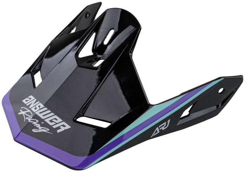 Answer 447120 AR1 Vivid Visor Purple/Seafoam - Youth
