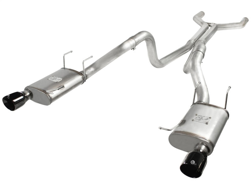 AFE 49-43049-B rce XP Cat-Back Exhaust 3in SS w/ Black Tips 11-14 fits Ford Mus