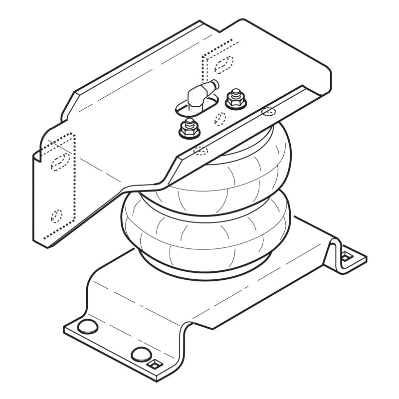 Firestone 2176 Ride-Rite Air Helper Spring Kit Rear GM & F350/F450 Cab Chassis (W217602176)