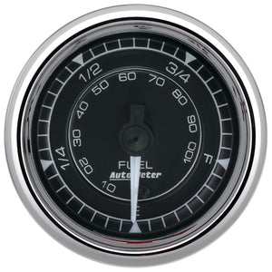 AutoMeter 9710 AutoMeter Chrono 2-1/16in 0-280 Ohm Programmable Fuel Level Gauge - Chrome