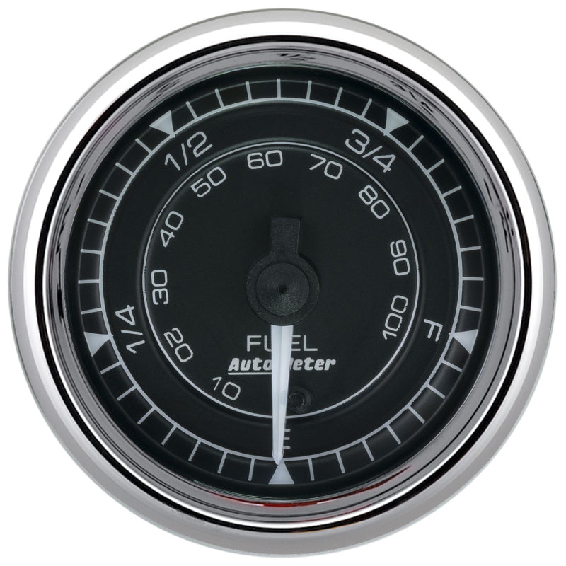 AutoMeter 9710 AutoMeter Chrono 2-1/16in 0-280 Ohm Programmable Fuel Level Gauge - Chrome