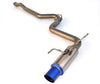Invidia HS08SW5TRG 08-14 WRX/STi 5 Door 80mm Single Outlet Full Titanium Cat-Bac