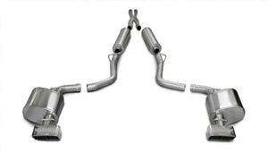 CORSA Performance 14437 Corsa 2009-2010 fits Dodge Challenger R/T 5.7L V8 Manual Polished Xtreme Cat-Back Exhaust