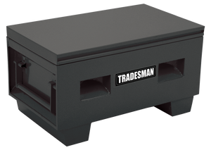 Tradesman 708048 Steel Job Site Box/Chest (Heavy Duty/Medium) (48in.) - Black