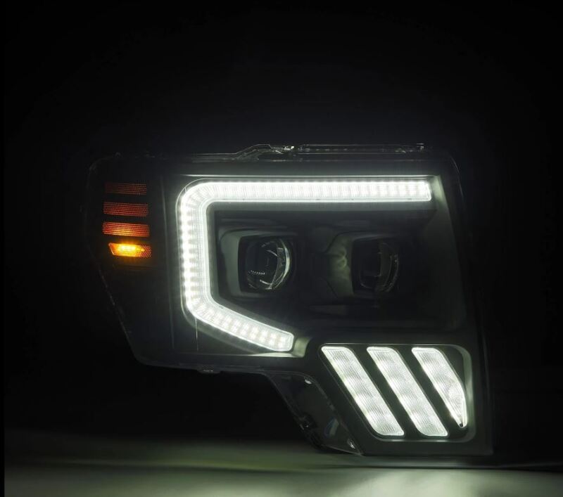 AlphaRex 880481 09-14 fits Ford F-150 PRO-Series Projector Headlights Plank S