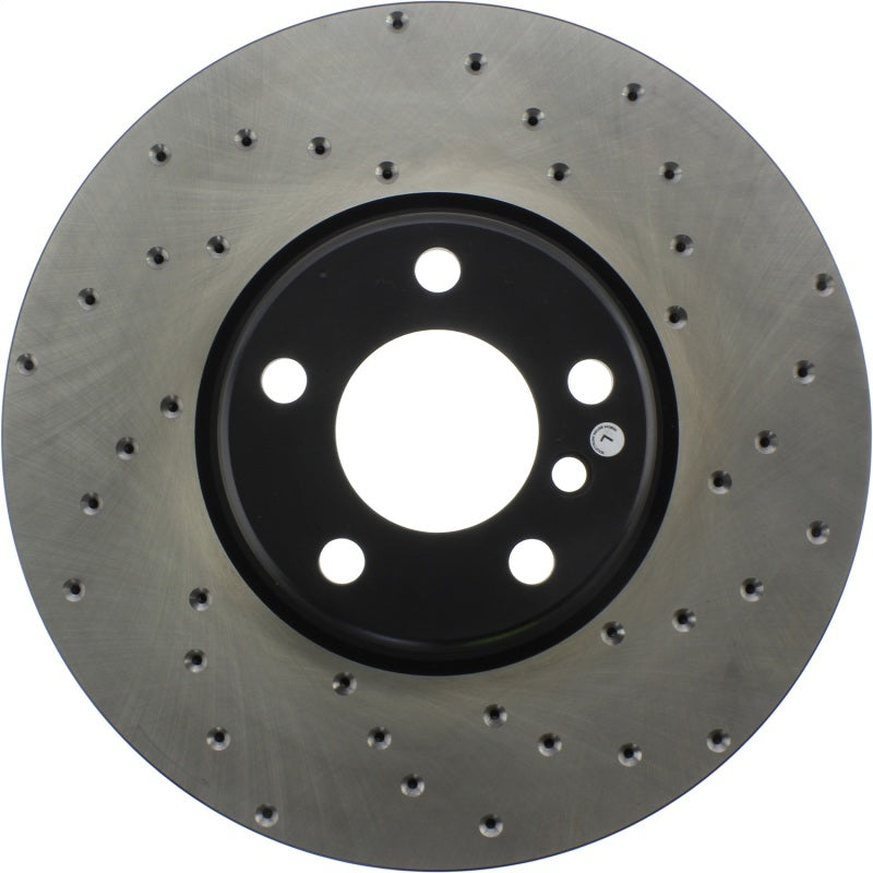 Stoptech 128.34126CL 12-18 BMW 650i Cryo Drilled Sport Left Front Rotor