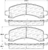 Stoptech 309.0974 Sport Brake Pads w/Shims - Front