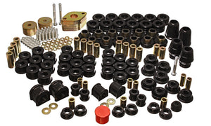 Energy Suspension 2.18108G 07-11 fits Jeep JK 4dr Black Hyper-Flex Master Bushing Set