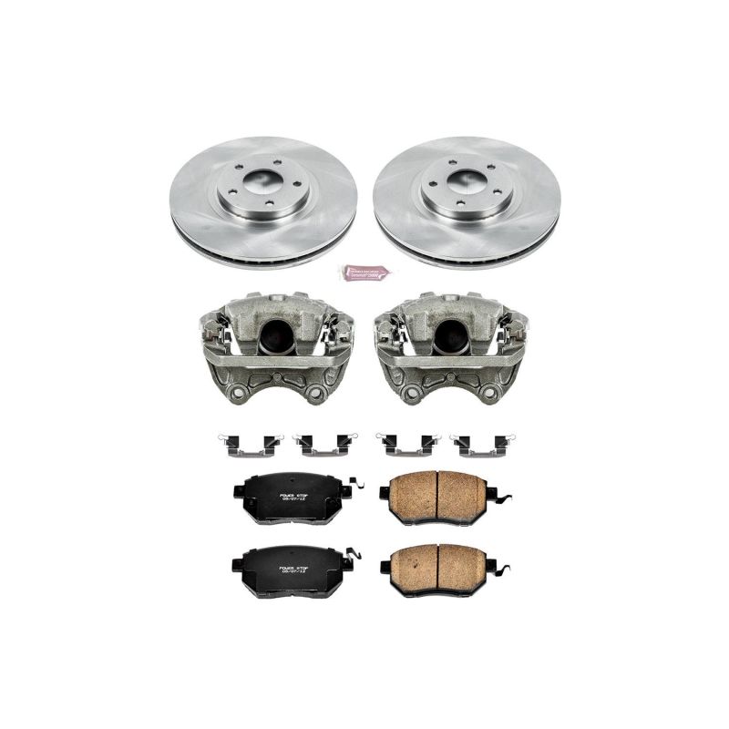 Power Stop KCOE091 04-06 fits Nissan Maxima Front Autospecialty Kit w/Cals