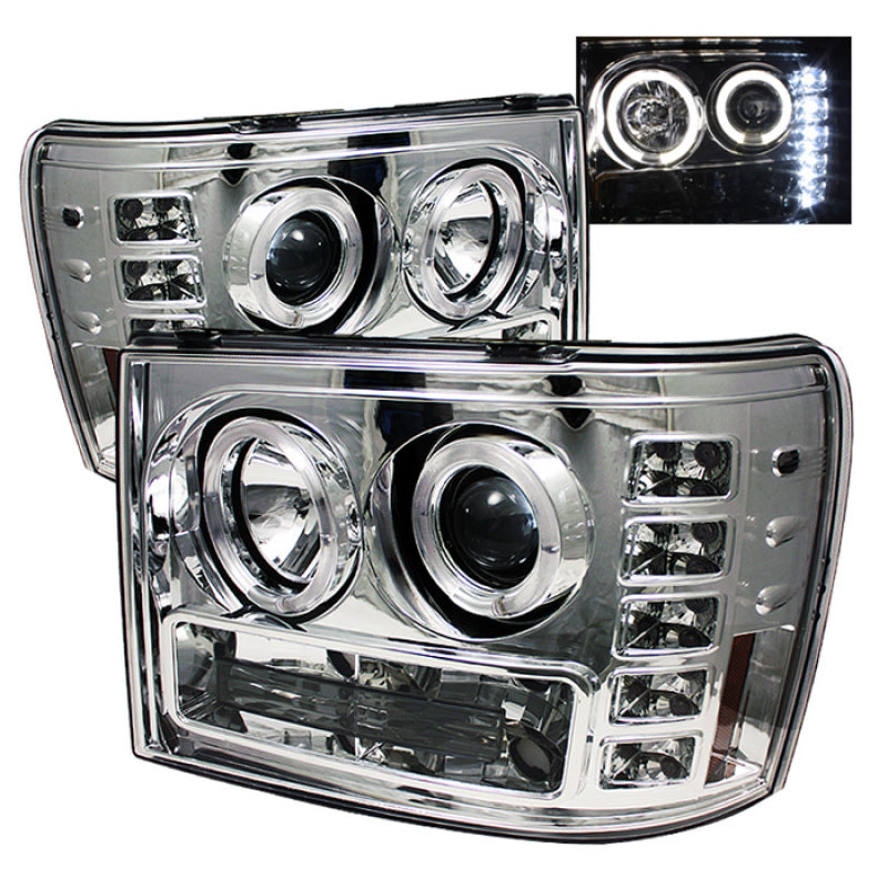 Spyder 5010612 fits GMC 07-13 Sierra 1500/2500/3500 Projector Headlights LED Ha