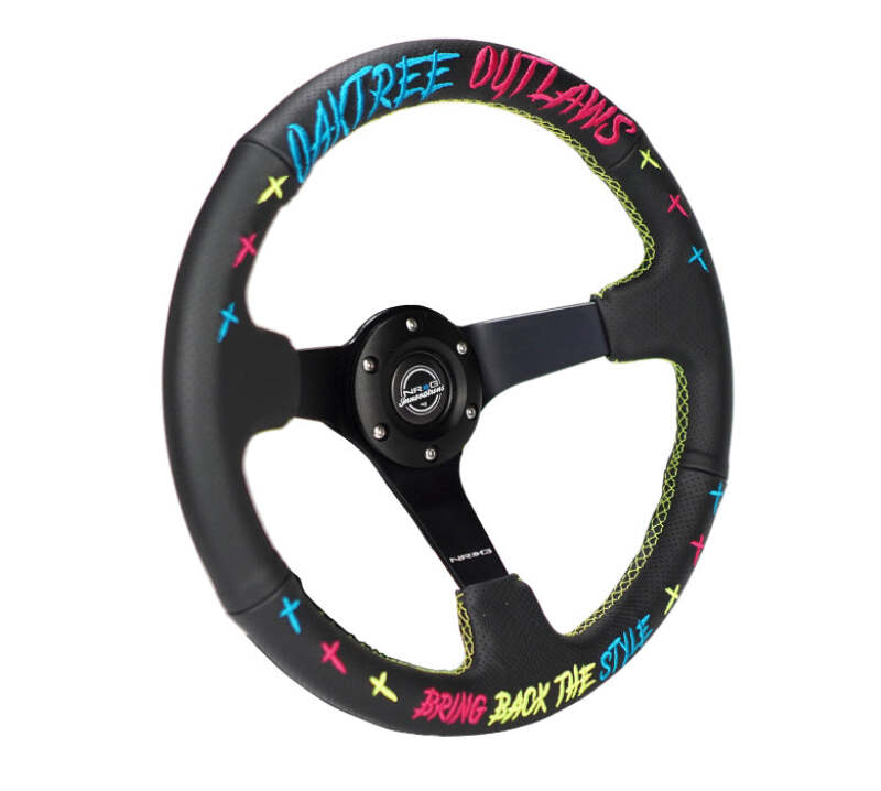 NRG RST-036MB-OTOL-TRI RST-036MB-OTOL-TRI Reinforced Steering Wheel - Oak Tree