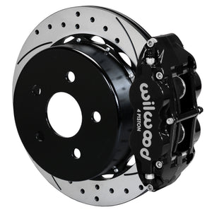 Wilwood 140-18075-D 18-21 fits Jeep Wrangler Narrow Superlite 4R Rear Brake Kit SRP 13.50in Rotor w/Lines - Blk