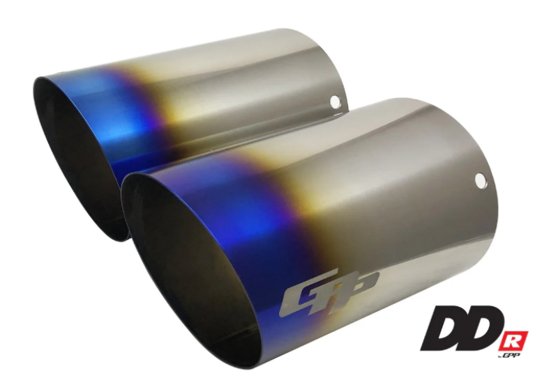 GReddy 11002602 DD-R Burnt Titanium Tips L=170mm (Pair)