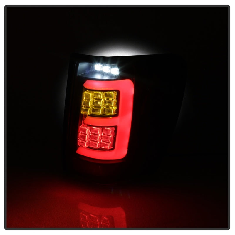 Spyder 5086143 fits Jeep 99-04 Grand Cherokee - Light Bar Led Tail Lights - Bla