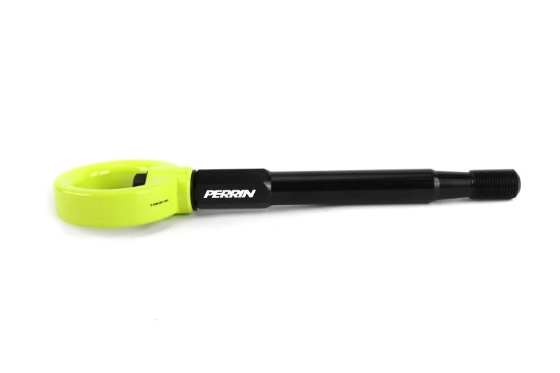 Perrin PSP-BDY-237NY 2022 fits Subaru WRX / 18-21 Crosstrek / 14-21 Forester Tow Hook Kit (Front) - Neon Yellow