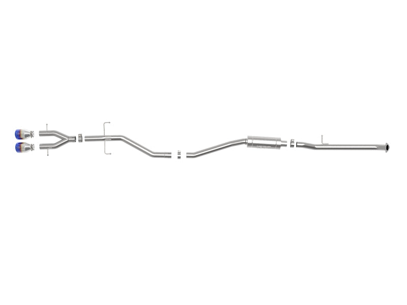 AFE 49-36620-L  2.5in 304SS Cat-Back Exhaust System 17-20 fits Honda Civic SI C