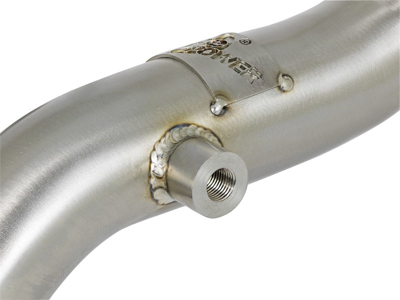 AFE 48-33016 d Steel Header Up-Pipe 08-10 fits Ford Diesel Trucks V8-6.4L (td)