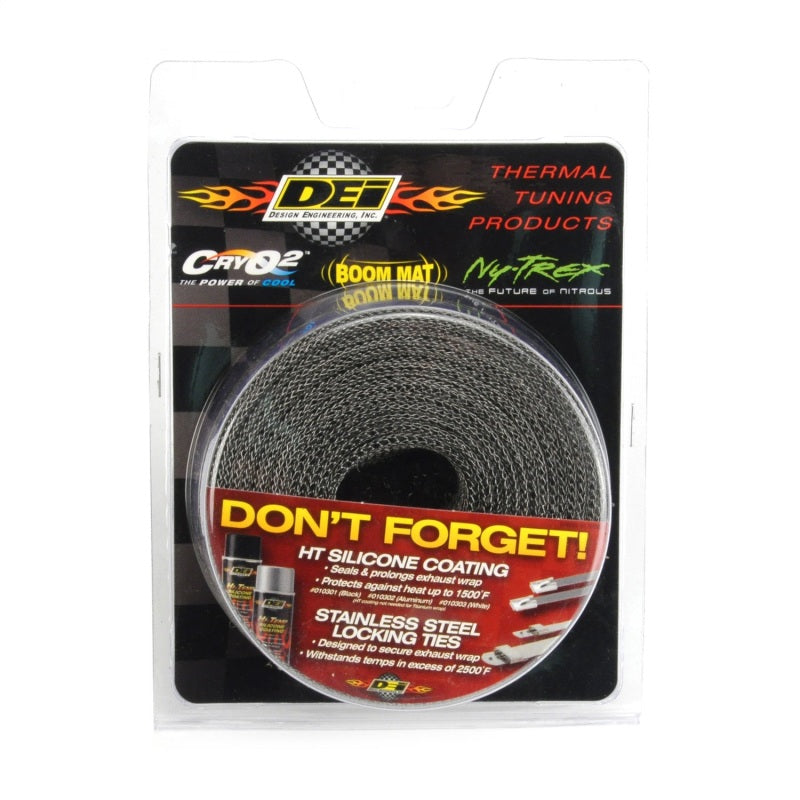 DEI  10077 Exhaust Wrap 1.5in x 10ft - EXO - Black
