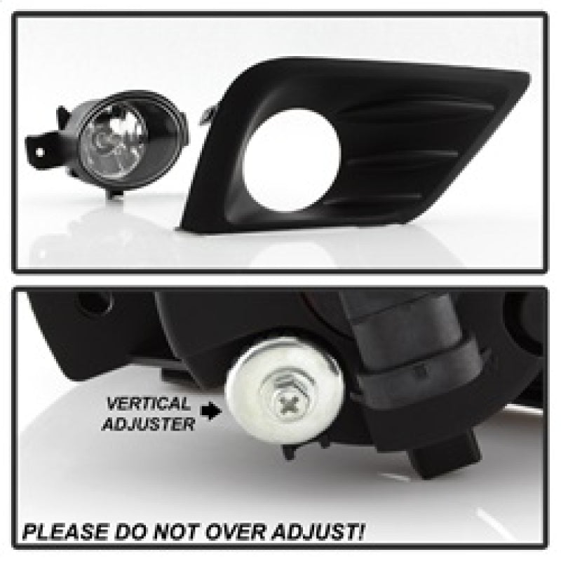 Spyder 5084958 fits Nissan 16-17 Altima Sedan OEM Fog Lights w/Switch - Clear (