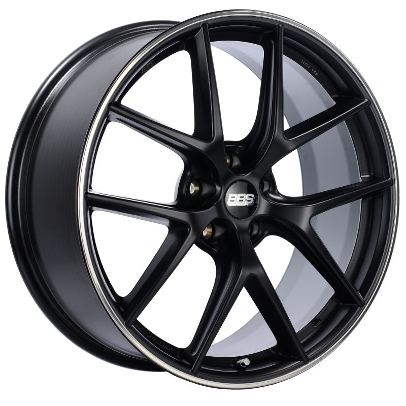 BBS CI0801BPO CI-R 20x11.5 5x120 ET52 Satin Black Rim Protector Wheel -82mm PFS/Clip Required