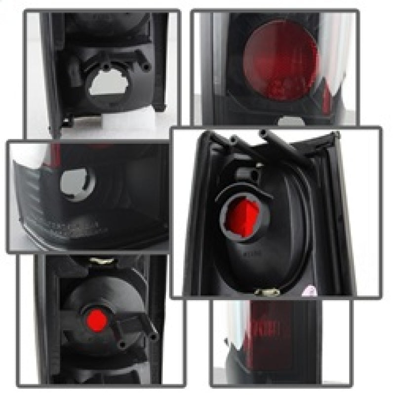 SPYDER 5078216 fits Nissan Hardbody 86-97 Euro Style Tail Lights Black Smoke