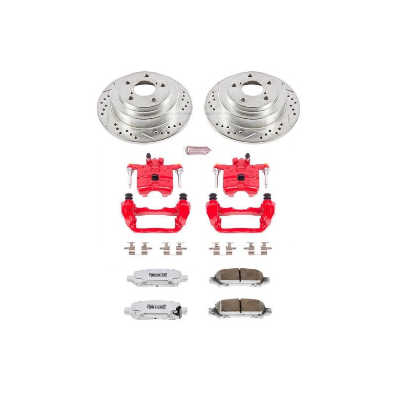 PowerStop fits Subaru Forester Rear Z26 Street Warrior Brake Kit w/Calipers