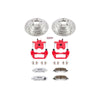 PowerStop fits Subaru Forester Rear Z26 Street Warrior Brake Kit w/Calipers