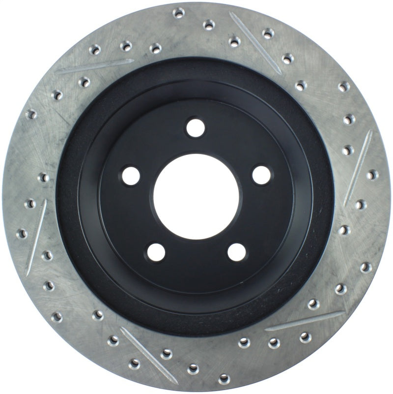 Stoptech 127.61046R Slotted & Drilled Sport Brake Rotor
