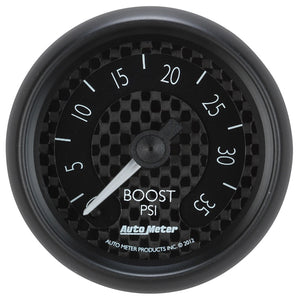 AutoMeter 8004 Autometer GT Series 52mm Mechanical 0-35 psi Boost Gauge
