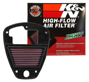 K&N Engineering KA-9006 K&N 06-11 fits Kawasaki VN900 Vulcan Classic/ 06-10 Vulcan 900 / 07-11 VN900 Vulcan Custom Rep Air Filter
