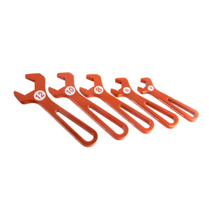 DeatschWerks 6-02-1009 T6061 AN Hose End Wrench Set (Sizes 4, 6, 8, 10,12)