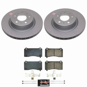 Power Stop 17-21 Tesla 3 Front Z23 Coated Brake Kit